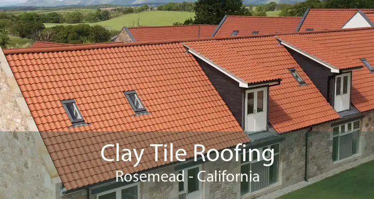Clay Tile Roofing Rosemead - California